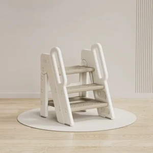 3-Step Bathroom Stool Children's Step Stool Kids Foldable Stool With Handles Anti-slip For Kids Toddler Non-slip Ladder