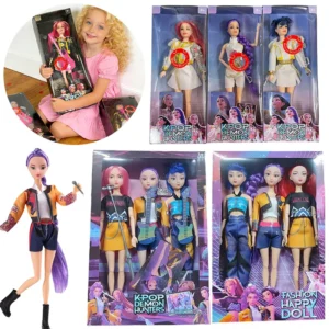 HEISSER VERKAUF 11-teiliges Bewegliches Puppen-Set DIY Actionfiguren-Set Rumi Mira Zoey Anime-Film-Charaktere Sammlerstücke Geschenke für Fans