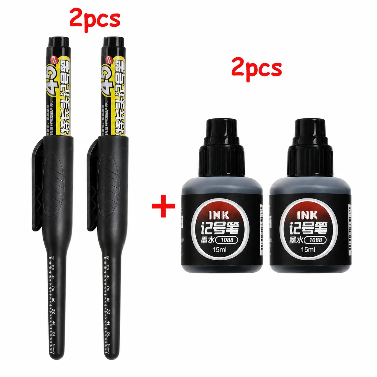 1–6 Stück, 45 Mm, Wasserdicht, Lange Kopfspitze, Tiefloch-Marker, Fliesen-Tischler-Stift, Mehrzweck Für Die Holzbearbeitung, Schwarze/Blaue/Rote Tinte 1–6 Stück, 45 Mm, Wasserdicht, Lange Kopfspitze, Tiefloch-Marker, Fliesen-Tischler-Stift, Mehrzweck Für Die Holzbearbeitung, Schwarze/Blaue/Rote Tinte - Image 17