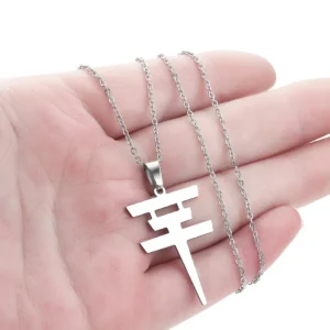 Tokio Hotel Anhänger Halskette für Männer Frauen Kpop Kragen Collares Para Mujer Halsband Edelstahl Schmuck Koreanische Mode Kette