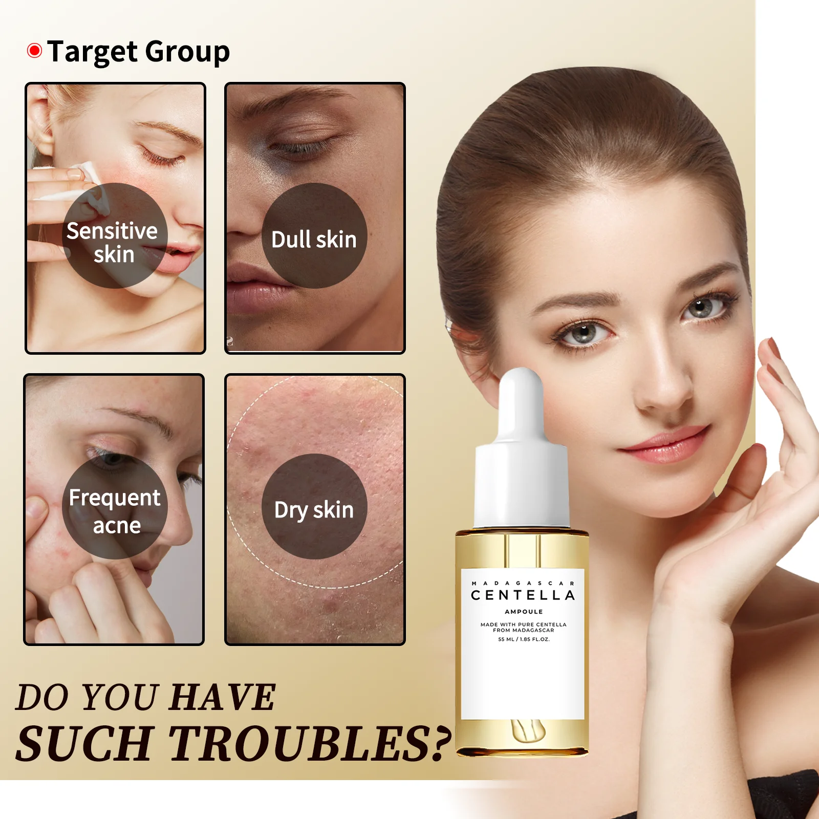 Centella Asiatica Brightening Serum: Calms Irritation, Reduces Breakouts, Balances Sebum &Amp; Diminishes Dark Marks For Clear Skin. Centella Asiatica Brightening Serum: Calms Irritation, Reduces Breakouts, Balances Sebum &Amp; Diminishes Dark Marks For Clear Skin. - Image 3