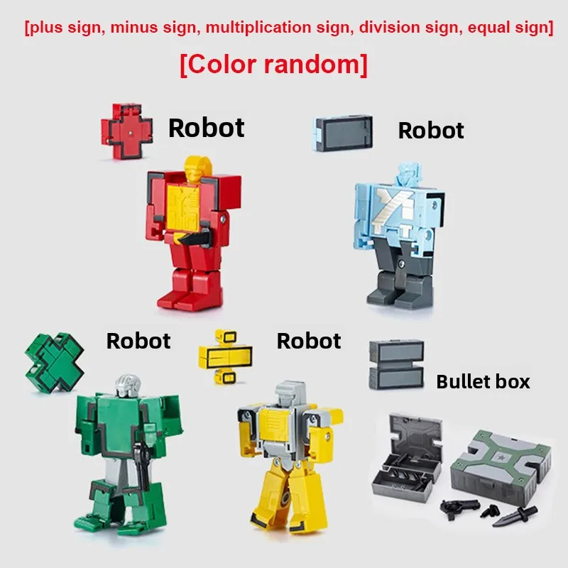 Assemble Robots Transformation Action Figure Car Model Deformation Number Letters Alphabet Math Educational Children Toys Assemble Robots Transformation Action Figure Car Model Deformation Number Letters Alphabet Math Educational Children Toys - Image 6