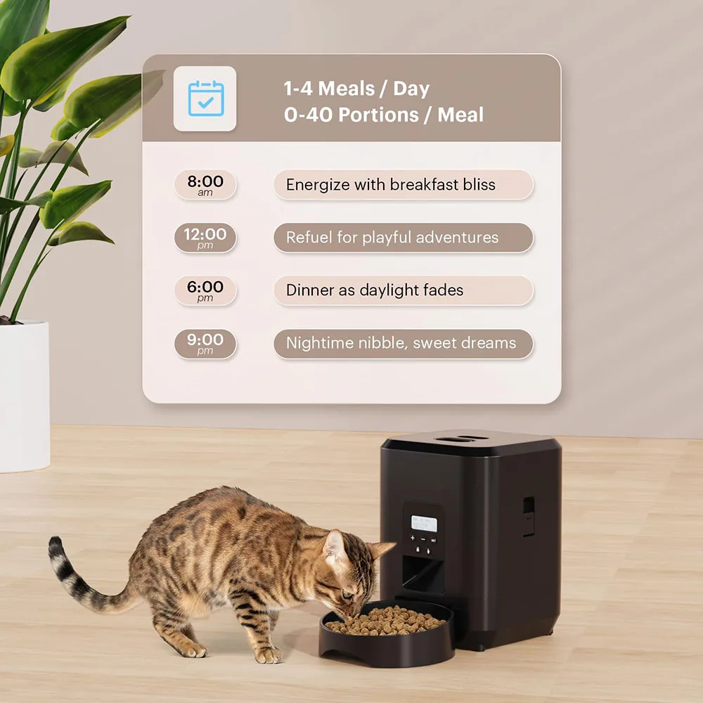 Smart Pet Feeder Automatic Cat Feeder Dog Slow Food Machine With Timed Quantitative Automatic Cat Food Dispenser Cat Dog Bowl Smart Pet Feeder Automatic Cat Feeder Dog Slow Food Machine With Timed Quantitative Automatic Cat Food Dispenser Cat Dog Bowl - Image 4