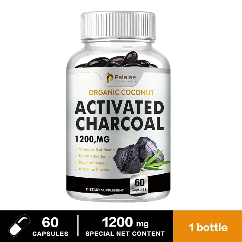 Activated Charcoal Capsules - Gut Health, Digestive Health, Bloating &Amp; Gas Relief, Detox, Colon Cleansing Activated Charcoal Capsules - Gut Health, Digestive Health, Bloating &Amp; Gas Relief, Detox, Colon Cleansing - Image 7