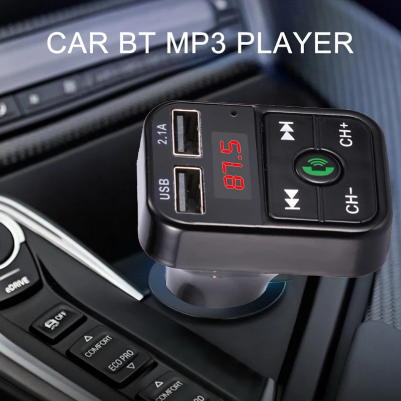 Tragbarer Bluetooth-Auto-Mp3-Player Mit 5.3 Fm-Transmitter, Dual-Usb-Schnellladegerät, Audioempfänger &Amp; Freisprechfunktion Tragbarer Bluetooth-Auto-Mp3-Player Mit 5.3 Fm-Transmitter, Dual-Usb-Schnellladegerät, Audioempfänger &Amp; Freisprechfunktion - Image 6