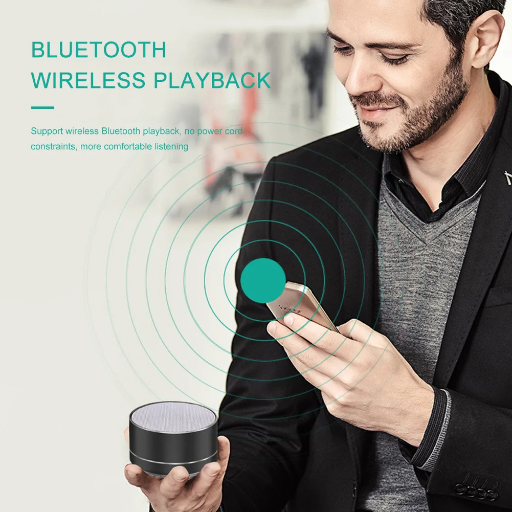 A10 Tragbarer Bluetooth-Lautsprecher Mit Subwoofer, Stereo-Surround-Sound, Usb, Mikrofon &Amp; Sd-Karte – Musiklautsprecher Für Outdoor &Amp; Freizeit A10 Tragbarer Bluetooth-Lautsprecher Mit Subwoofer, Stereo-Surround-Sound, Usb, Mikrofon &Amp; Sd-Karte – Musiklautsprecher Für Outdoor &Amp; Freizeit - Image 3