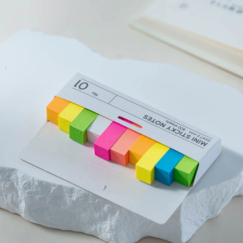 800 Stück Klebende Notizzettel In Box, Index-Etiketten, Lese-Notizzettel, Index-Aufkleber, Nicht Transparente, Wasserfeste Klebende Notizzettel 800 Stück Klebende Notizzettel In Box, Index-Etiketten, Lese-Notizzettel, Index-Aufkleber, Nicht Transparente, Wasserfeste Klebende Notizzettel