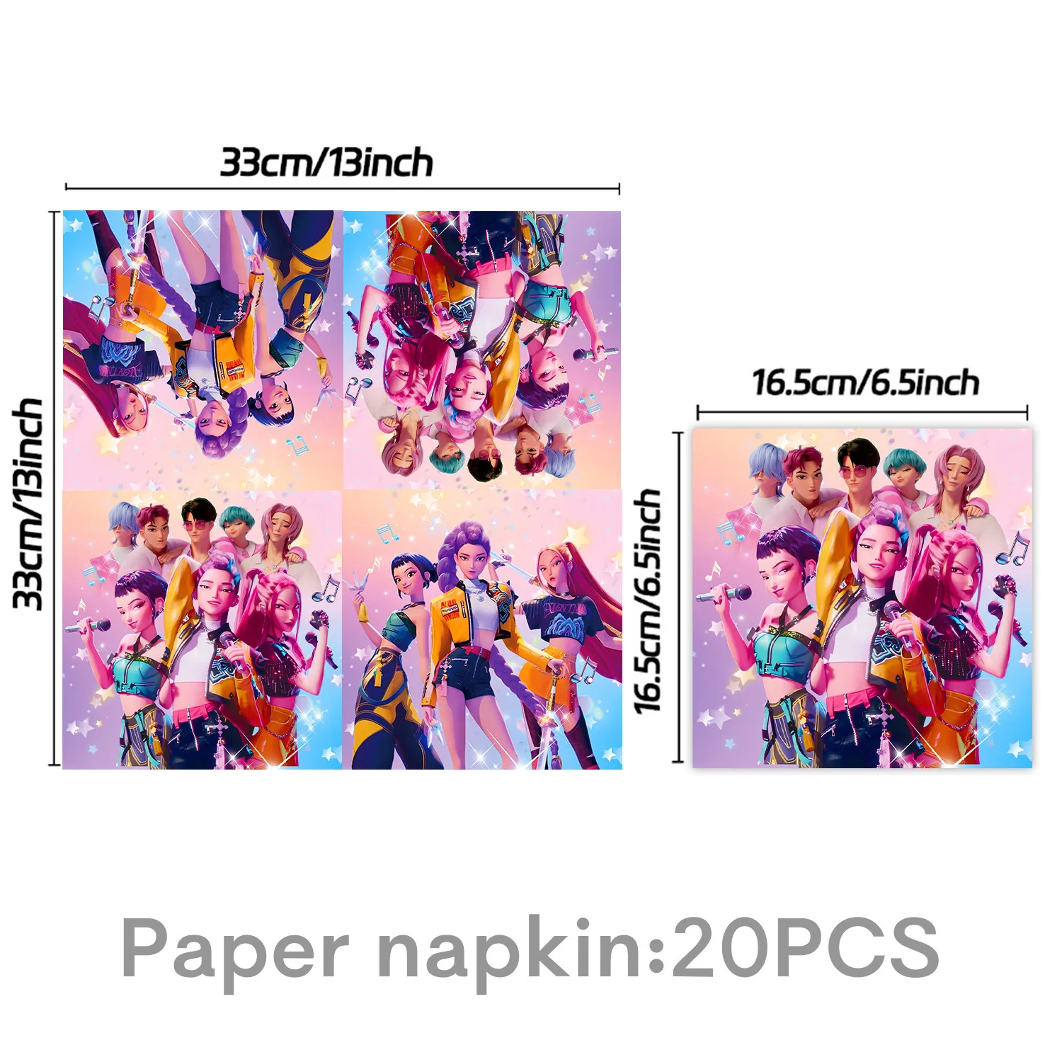 Kawaii K-Pop Gruppen-Thema Geburtstagsparty-Dekoration, Heimparty-Geschirr, Pappteller, Pappbecher, Banner, Servietten, Großhandel Neu Kawaii K-Pop Gruppen-Thema Geburtstagsparty-Dekoration, Heimparty-Geschirr, Pappteller, Pappbecher, Banner, Servietten, Großhandel Neu - Image 19