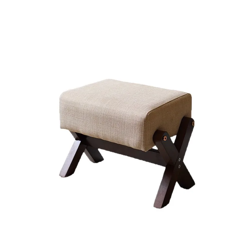 Solid Wood Small Stool Shoe Changing Stool Household Door Bench Low Stool Living Room Square Stool Children'S Stool Solid Wood Small Stool Shoe Changing Stool Household Door Bench Low Stool Living Room Square Stool Children'S Stool - Image 5