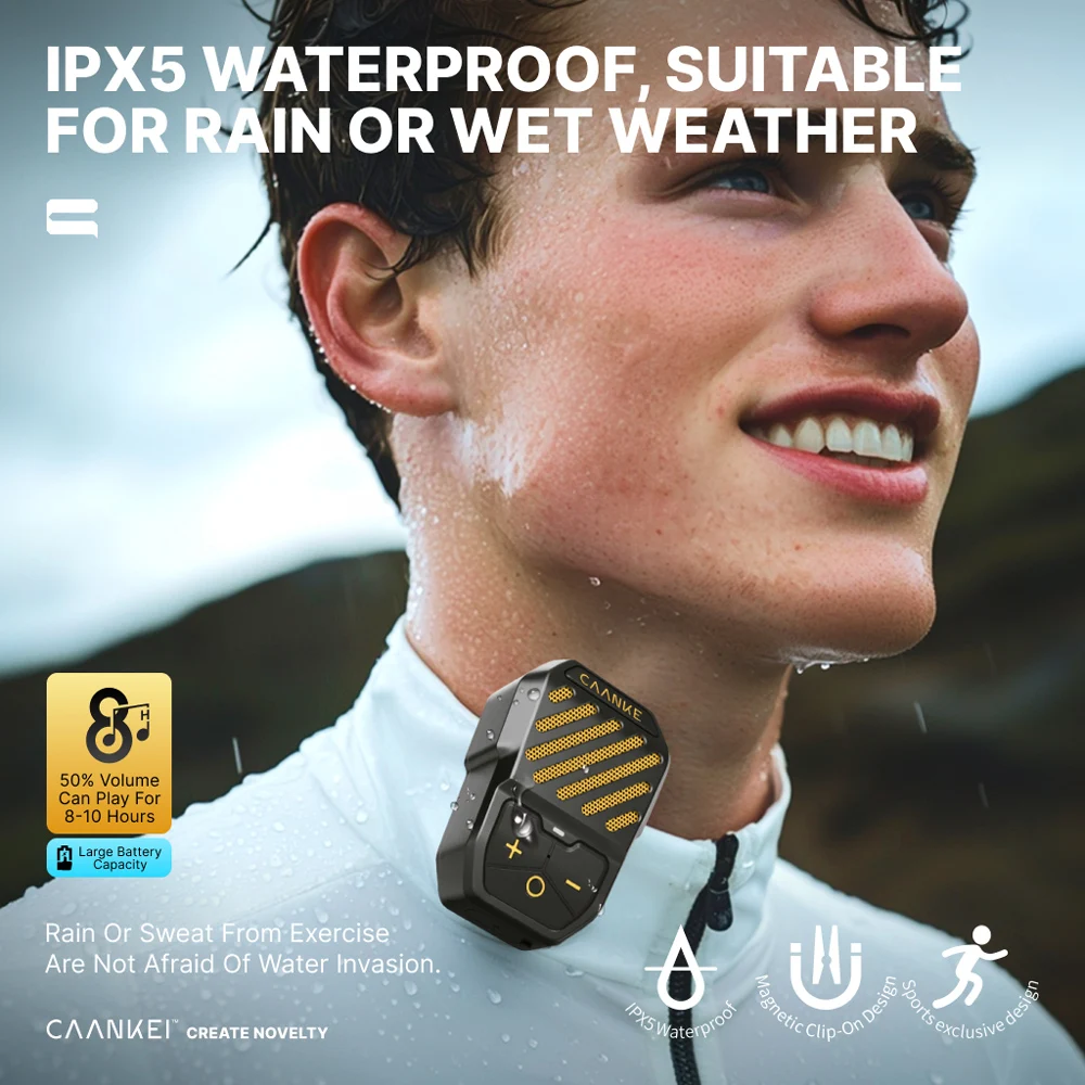Tragbarer Bluetooth-Lautsprecher Für Outdoor – Ipx5 Wasserdicht, Bluetooth 5.3, Tws, Magnetclip Für Sport &Amp; Unterwegs Tragbarer Bluetooth-Lautsprecher Für Outdoor – Ipx5 Wasserdicht, Bluetooth 5.3, Tws, Magnetclip Für Sport &Amp; Unterwegs - Image 2