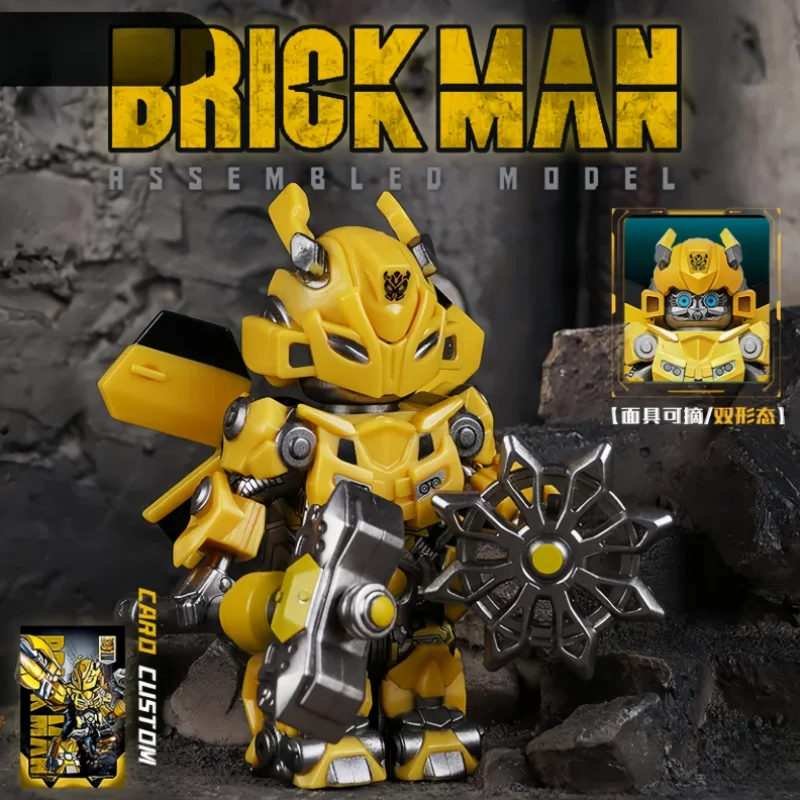 Hot Brick Man Transformers Assemble Kit Models Jet Wing Optimus Prime Bumblebee Action Figure Cute Mini Transforming Car Toys Hot Brick Man Transformers Assemble Kit Models Jet Wing Optimus Prime Bumblebee Action Figure Cute Mini Transforming Car Toys - Image 10