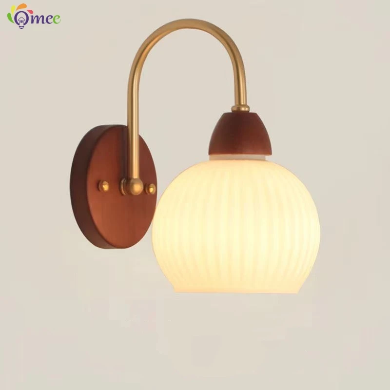 Moderne Innenwandleuchte, Geeignet Für Schlafzimmer, Nachttisch, Wohnzimmer, Heimdekoration, Leuchte Aus Holz, Vintage-Led-Wandleuchten Moderne Innenwandleuchte, Geeignet Für Schlafzimmer, Nachttisch, Wohnzimmer, Heimdekoration, Leuchte Aus Holz, Vintage-Led-Wandleuchten - Image 4