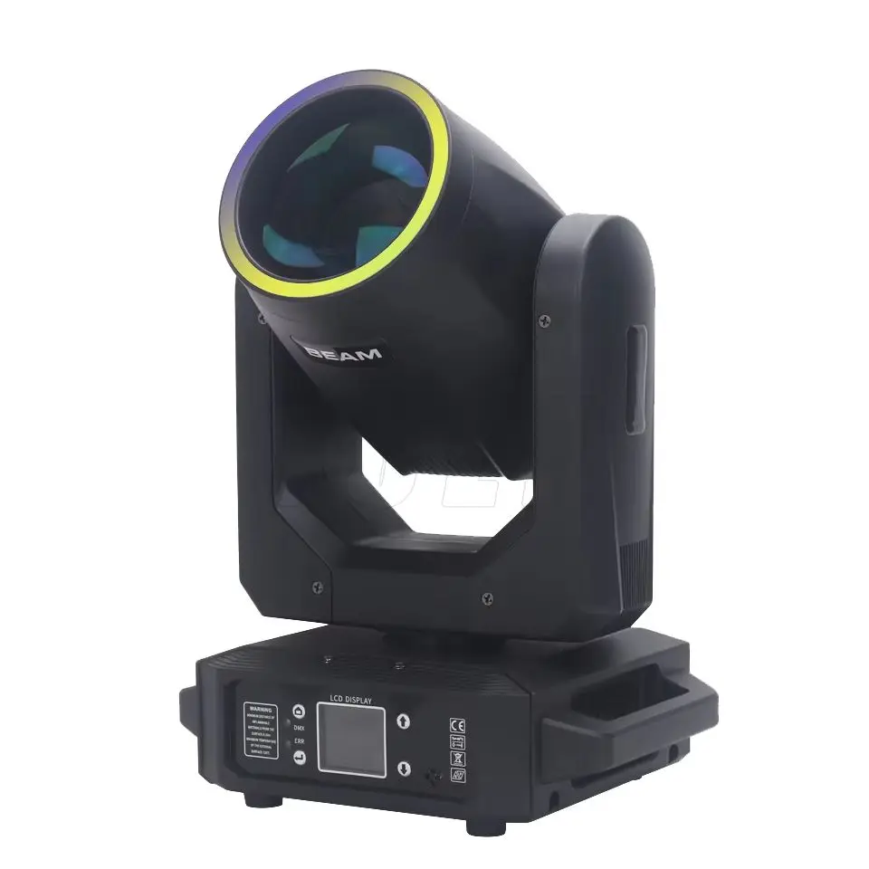 4Er-Set Led 200W Moving Head Mit Gobo, Prisma &Amp; Rgb-Ring 4Er-Set Led 200W Moving Head Mit Gobo, Prisma &Amp; Rgb-Ring - Image 4
