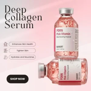 Tiefenwirksames Kollagen-Barriere-Serum, Peptid-Intensiv-Aktivierung, Rosa PDRN Stammzellen-Ampulle, Feuchtigkeitsspendend, Hautpflege