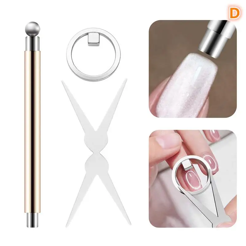 Katzenaugen-Nagelmagnet-Set, French-Tip Katzenaugen-Herzmagnete Nagelmagnet-Stift Katzenaugen-Gel-Lack Magnete Werkzeuge Maniküre Katzenaugen-Nagelmagnet-Set, French-Tip Katzenaugen-Herzmagnete Nagelmagnet-Stift Katzenaugen-Gel-Lack Magnete Werkzeuge Maniküre - Image 7