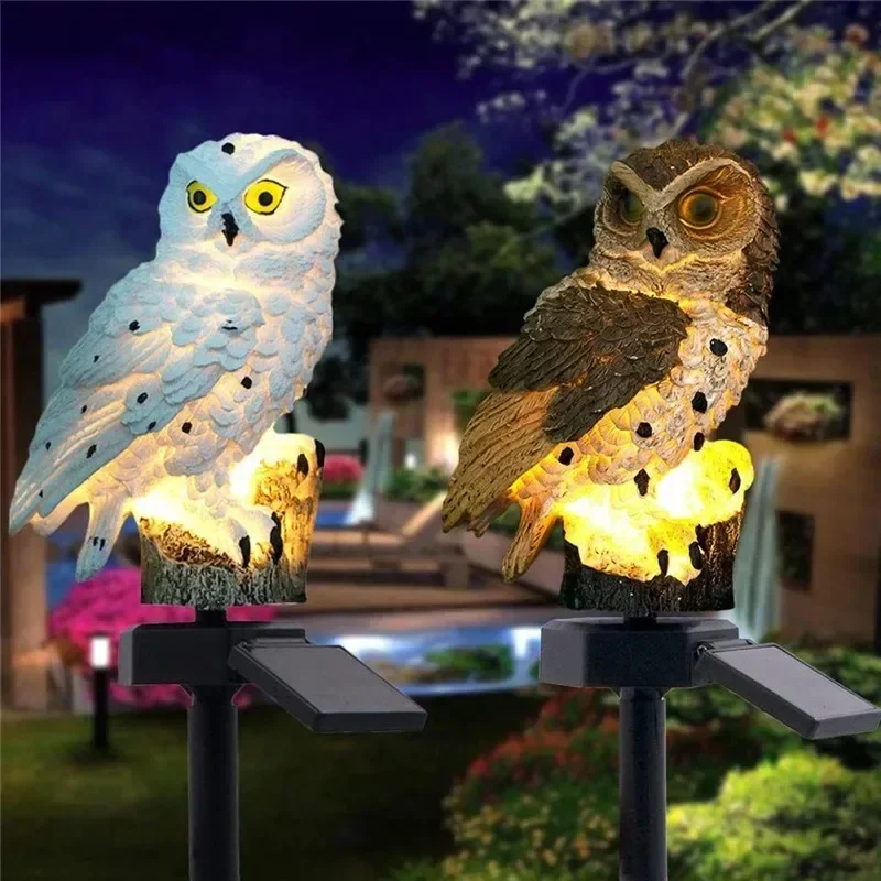 Solar-Eulen-Bodenleuchte Led Außenhoflampe Gartenleuchte Wasserdichte Pfahlleuchte Wegbeleuchtung Solar-Terrassen-Bodenlaterne Solar-Eulen-Bodenleuchte Led Außenhoflampe Gartenleuchte Wasserdichte Pfahlleuchte Wegbeleuchtung Solar-Terrassen-Bodenlaterne - Image 2