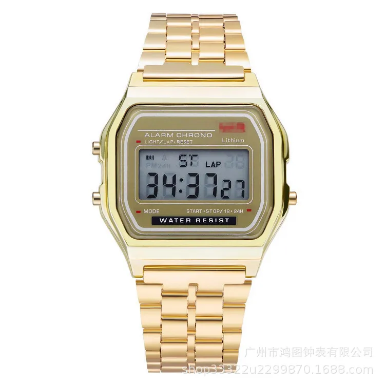 Frauen Männer Unisex Uhr Gold Silber Schwarz Vintage Led Digital Sport Militär Armbanduhren Elektronische Digitale Geschenk Geschenk Männlich Frauen Männer Unisex Uhr Gold Silber Schwarz Vintage Led Digital Sport Militär Armbanduhren Elektronische Digitale Geschenk Geschenk Männlich - Image 10