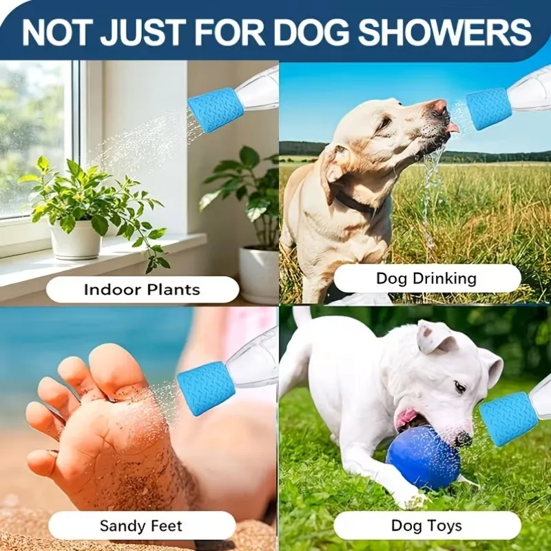 Tragbarer Outdoor-Reinigungsduschkopf Für Haustiere, Katzen- Und Hunde-Reinigungsdusche, Silikon-Haustierzubehör Tragbarer Outdoor-Reinigungsduschkopf Für Haustiere, Katzen- Und Hunde-Reinigungsdusche, Silikon-Haustierzubehör - Image 3