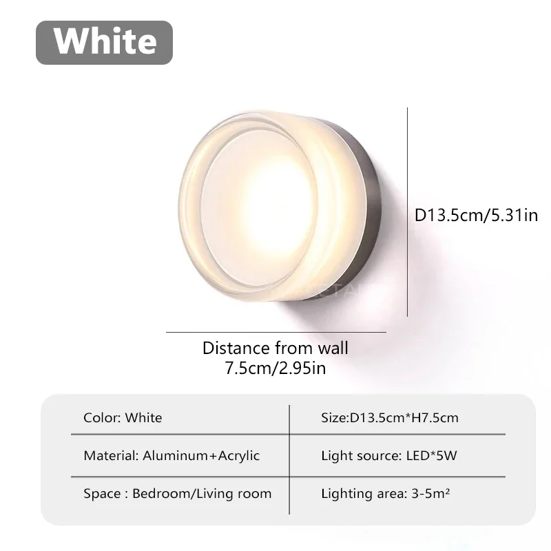 Nordic Led Wand Lampe Designer Kleine Wandleuchter Nacht Zimmer Dekor Licht Wohnzimmer Hotel Gang Rauch Grau Beleuchtung Leuchte Nordic Led Wand Lampe Designer Kleine Wandleuchter Nacht Zimmer Dekor Licht Wohnzimmer Hotel Gang Rauch Grau Beleuchtung Leuchte - Image 14