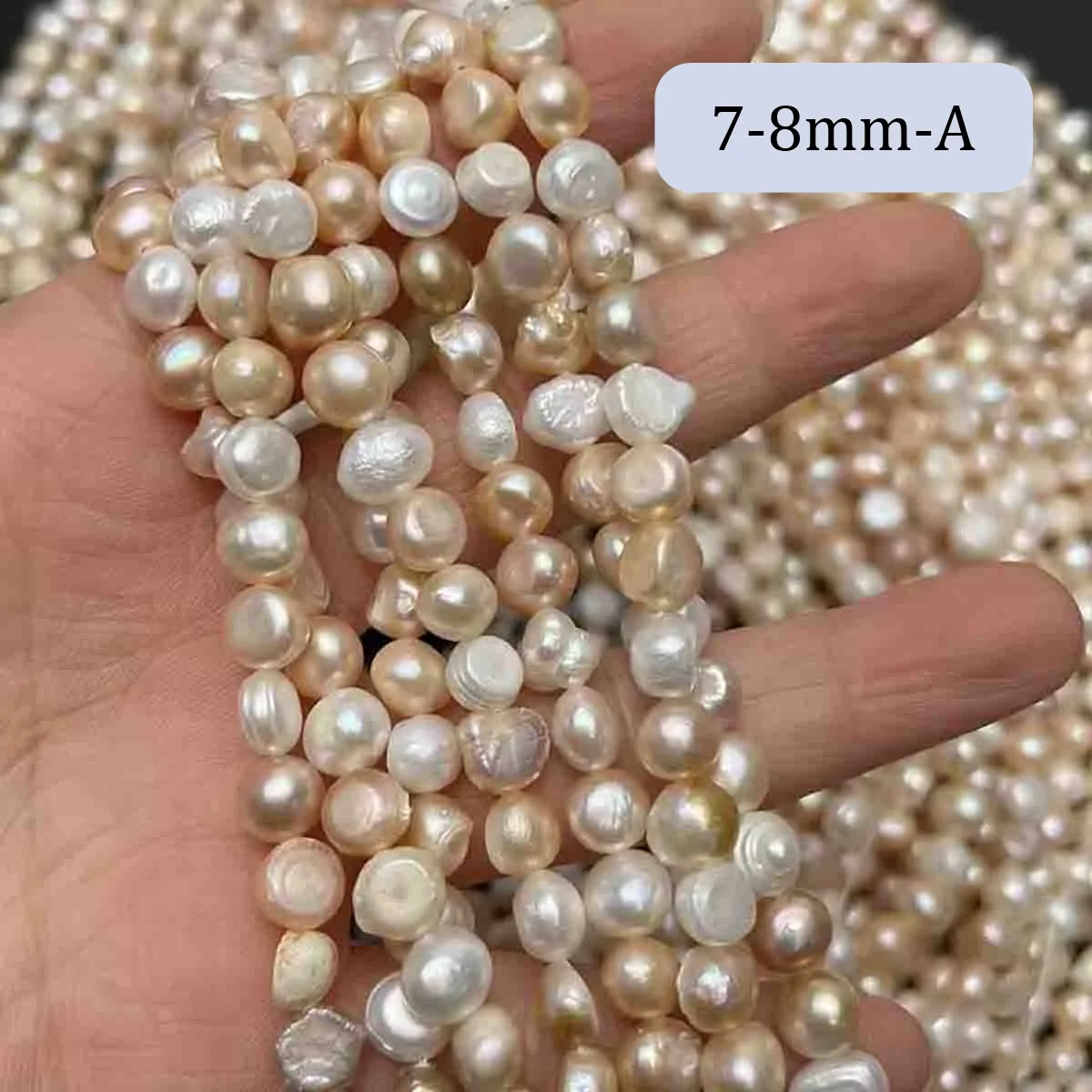 4–5 Mm Barocke Gestreifte Kleine Perlen, Natürliche Süßwasserperlen Für Schmuckherstellung, Zubehör, Diy-Halskette, Armband, Zubehör 4–5 Mm Barocke Gestreifte Kleine Perlen, Natürliche Süßwasserperlen Für Schmuckherstellung, Zubehör, Diy-Halskette, Armband, Zubehör - Image 11