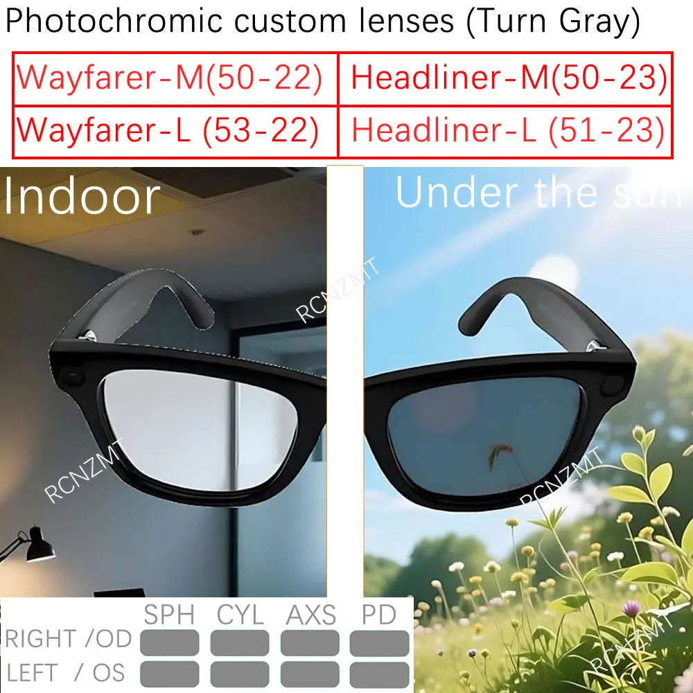 Ersatzgläser Für Ray-Ban Meta Rw4006/Rw4008 – Übergangslinsen Mit Blaulichtschutz Ersatzgläser Für Ray-Ban Meta Rw4006/Rw4008 – Übergangslinsen Mit Blaulichtschutz - Image 2