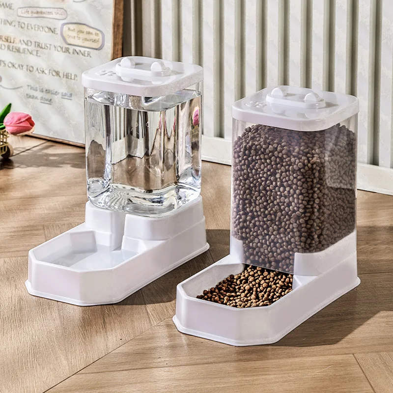 4L Large Capacity Automatic Cat Feeder &Amp; Waterer Set | Gravity Pet Food Dispenser For Cats &Amp; Dogs | Bpa-Free &Amp; Non-Electric Safe 4L Large Capacity Automatic Cat Feeder &Amp; Waterer Set | Gravity Pet Food Dispenser For Cats &Amp; Dogs | Bpa-Free &Amp; Non-Electric Safe - Image 9