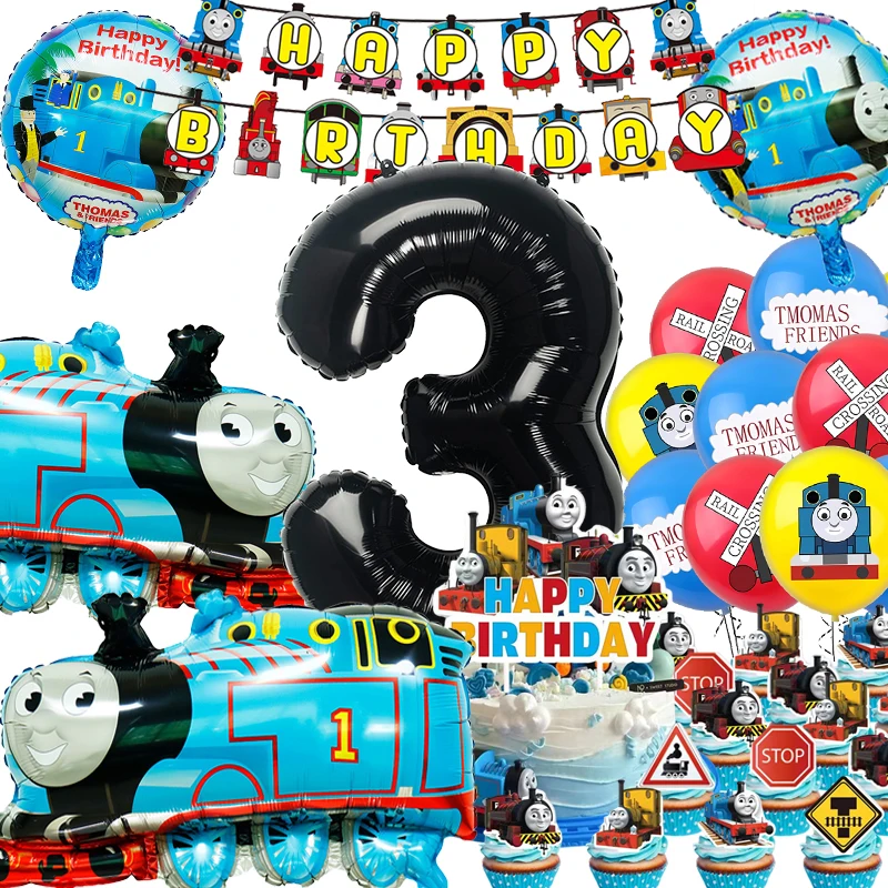 Thomas Balloons Kit The Train Aluminium Helium Balloon Birthday Decoration Banner Cake Decorations Party Favors Kids Gifts Toys Thomas Balloons Kit The Train Aluminium Helium Balloon Birthday Decoration Banner Cake Decorations Party Favors Kids Gifts Toys - Image 3