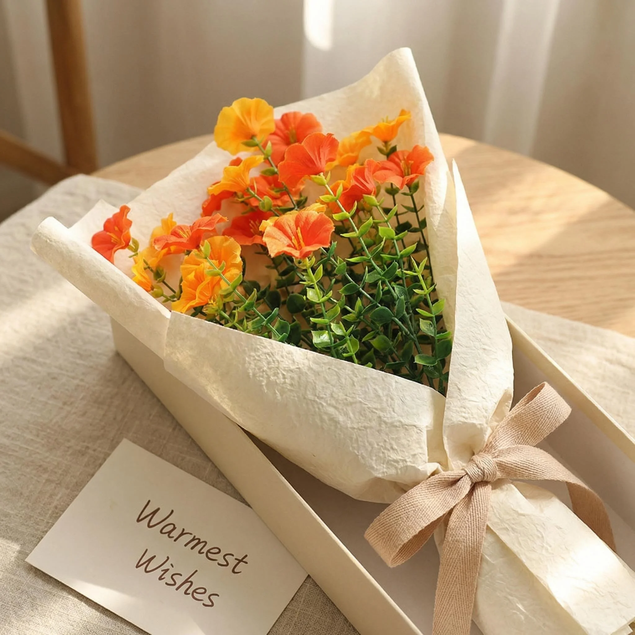 4 Bündel Helle Künstliche Eukalyptus-Blumen | Morning Glory Blumen, (7 Zweige Pro Bund, 3 Blumen Pro Zweig, 4 Bündel Insgesamt 84 Blumen) Mehrfarbige Künstliche Blumenarrangements, Lebendige 4 Farben, Hochwertige Kunststoff-Hängedekorationen, Für Balkon, Terrasse, Blumenkästen, Hochzeits- Und 4 Bündel Helle Künstliche Eukalyptus-Blumen | Morning Glory Blumen, (7 Zweige Pro Bund, 3 Blumen Pro Zweig, 4 Bündel Insgesamt 84 Blumen) Mehrfarbige Künstliche Blumenarrangements, Lebendige 4 Farben, Hochwertige Kunststoff-Hängedekorationen, Für Balkon, Terrasse, Blumenkästen, Hochzeits- Und - Image 3