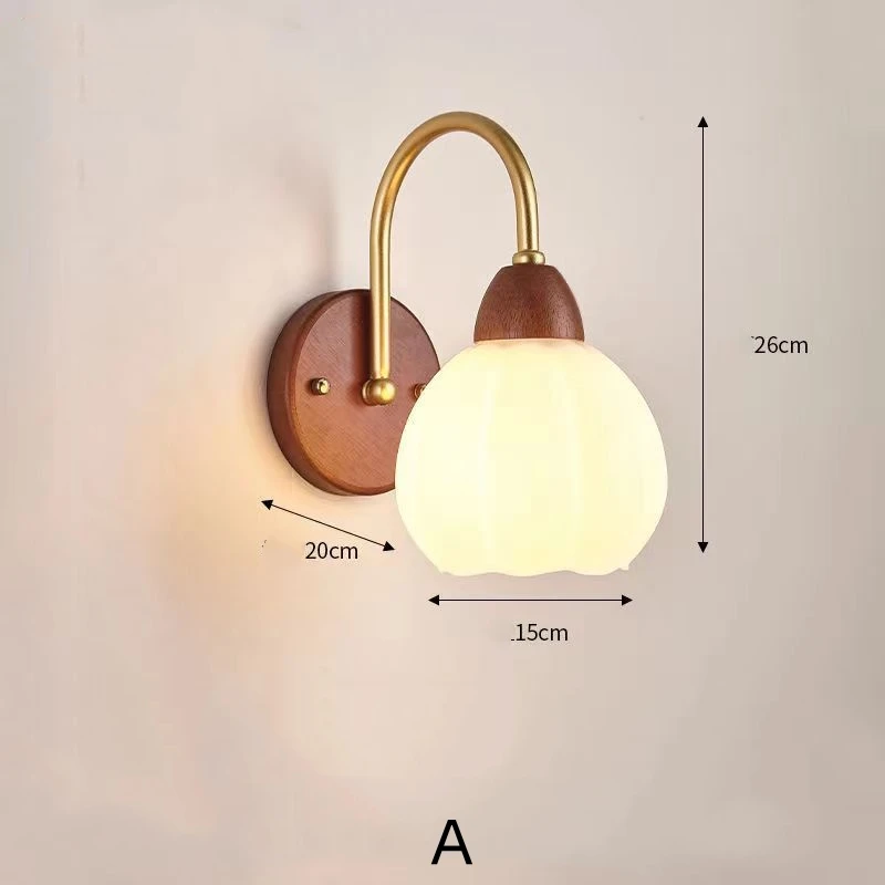 Moderne Innenwandleuchte, Geeignet Für Schlafzimmer, Nachttisch, Wohnzimmer, Heimdekoration, Leuchte Aus Holz, Vintage-Led-Wandleuchten Moderne Innenwandleuchte, Geeignet Für Schlafzimmer, Nachttisch, Wohnzimmer, Heimdekoration, Leuchte Aus Holz, Vintage-Led-Wandleuchten - Image 12