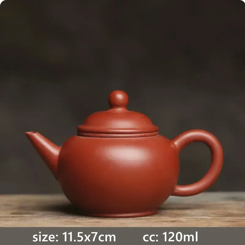 Kleine Gongfu Teekanne Aus Yixing Ton Mit Filter – Dahongpao Teekanne Für Chinesische Teezeremonien Kleine Gongfu Teekanne Aus Yixing Ton Mit Filter – Dahongpao Teekanne Für Chinesische Teezeremonien - Image 3