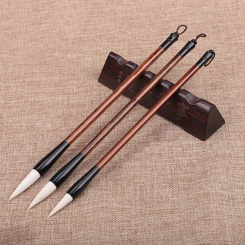 3-Teiliges Hochwertiges Malpinsel-Set, Große, Mittlere Und Kleine Sets, Pinsel Im Chinesischen Stil, Schreib- Und Malzubehör 3-Teiliges Hochwertiges Malpinsel-Set, Große, Mittlere Und Kleine Sets, Pinsel Im Chinesischen Stil, Schreib- Und Malzubehör - Image 7