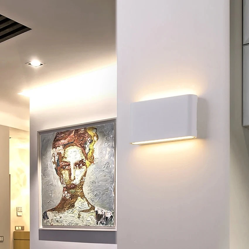 Moderne Wasserdichte 12W Led-Wandleuchte Für Den Außenbereich, Ip65, Aluminium, Nach Oben Und Unten, Wandleuchte, Garten, Veranda, Wandleuchte, Dekoration, Licht 110V, 220V Moderne Wasserdichte 12W Led-Wandleuchte Für Den Außenbereich, Ip65, Aluminium, Nach Oben Und Unten, Wandleuchte, Garten, Veranda, Wandleuchte, Dekoration, Licht 110V, 220V - Image 6
