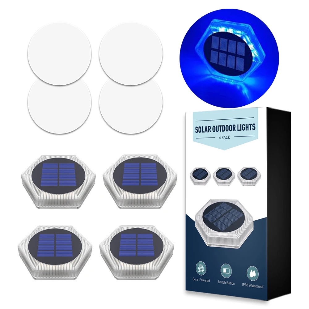 Solar-Led-Deckleuchten Für Den Außenbereich, Ip68, Wasserdicht, Garten-Stufenbeleuchtung, Automatisches Ein-/Ausschalten, Treppen, Terrasse, Weg, Hof, Zaun, Wandleuchte Solar-Led-Deckleuchten Für Den Außenbereich, Ip68, Wasserdicht, Garten-Stufenbeleuchtung, Automatisches Ein-/Ausschalten, Treppen, Terrasse, Weg, Hof, Zaun, Wandleuchte - Image 23