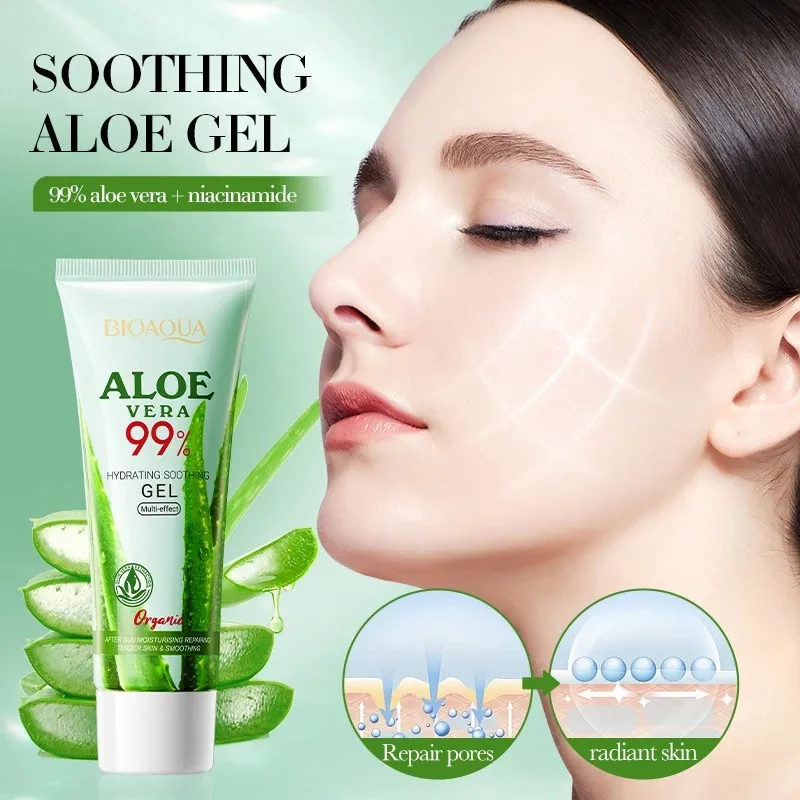 Feuchtigkeitsspendendes Aloe Vera Gel Ist Für Gesicht Und Körper Geeignet, Hydratisierend Und Feuchtigkeitsspendend, Repariert Sonnenbrand, Geeignet Für Empfindliche Haut Und Aknebehandlung. Feuchtigkeitsspendendes Aloe Vera Gel Ist Für Gesicht Und Körper Geeignet, Hydratisierend Und Feuchtigkeitsspendend, Repariert Sonnenbrand, Geeignet Für Empfindliche Haut Und Aknebehandlung. - Image 2