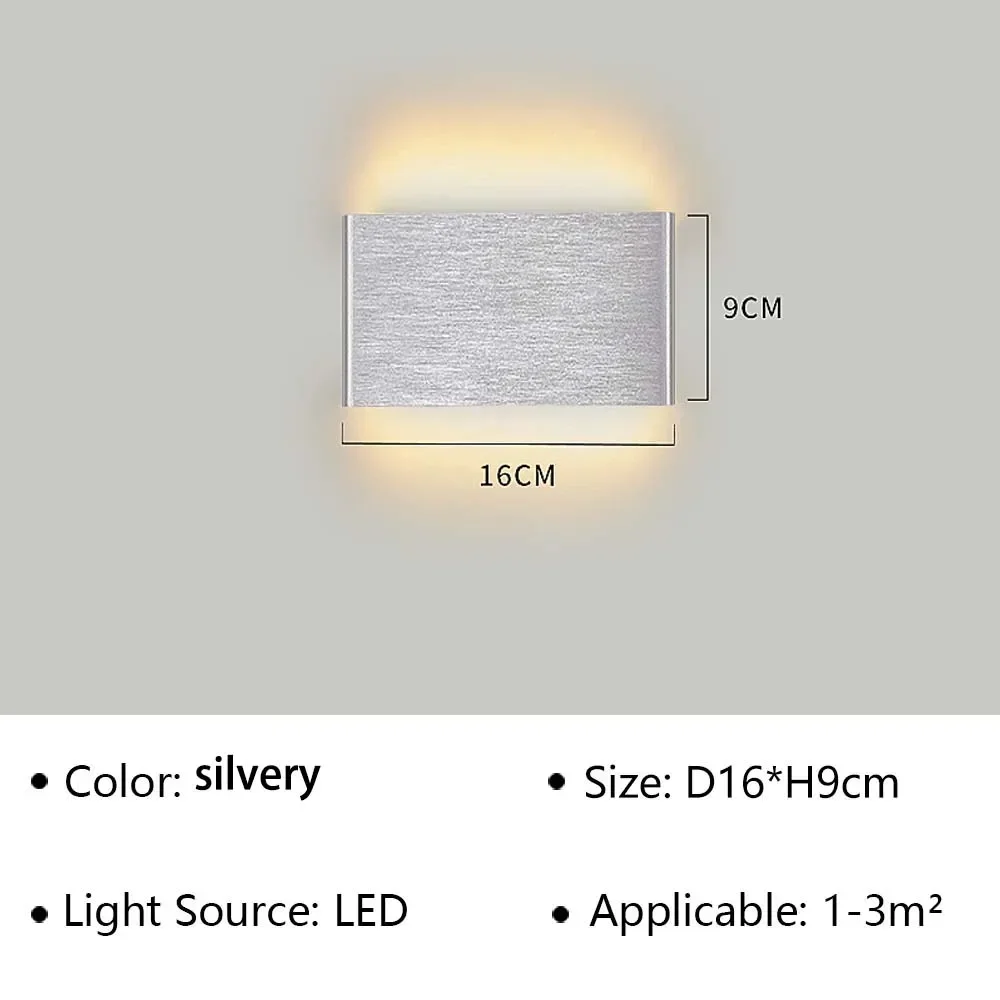 Moderne Led-Wandleuchte Für Nachttisch, Wohnzimmer, Treppen, Gang, Badezimmer, Heimdekoration, Wandleuchte, Innenbeleuchtung, Glanz Moderne Led-Wandleuchte Für Nachttisch, Wohnzimmer, Treppen, Gang, Badezimmer, Heimdekoration, Wandleuchte, Innenbeleuchtung, Glanz - Image 12