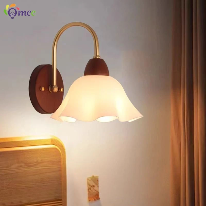 Moderne Innenwandleuchte, Geeignet Für Schlafzimmer, Nachttisch, Wohnzimmer, Heimdekoration, Leuchte Aus Holz, Vintage-Led-Wandleuchten Moderne Innenwandleuchte, Geeignet Für Schlafzimmer, Nachttisch, Wohnzimmer, Heimdekoration, Leuchte Aus Holz, Vintage-Led-Wandleuchten - Image 5