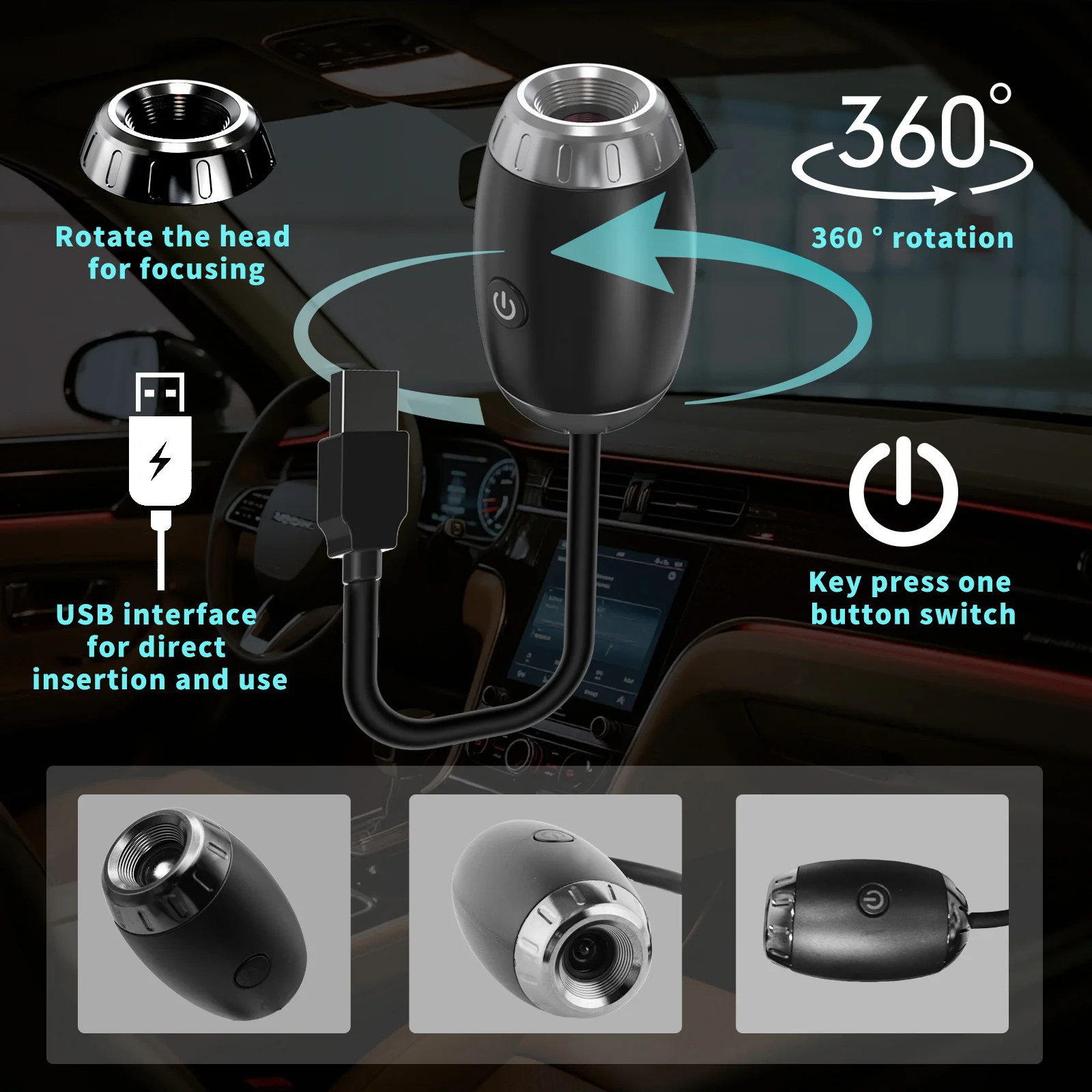 Galaxy Projektor Usb-Nachtlicht – Led-Sternenhimmel-Lampe Für Auto, Schlafzimmer, Gaming, Zimmer &Amp; Partys Galaxy Projektor Usb-Nachtlicht – Led-Sternenhimmel-Lampe Für Auto, Schlafzimmer, Gaming, Zimmer &Amp; Partys - Image 2