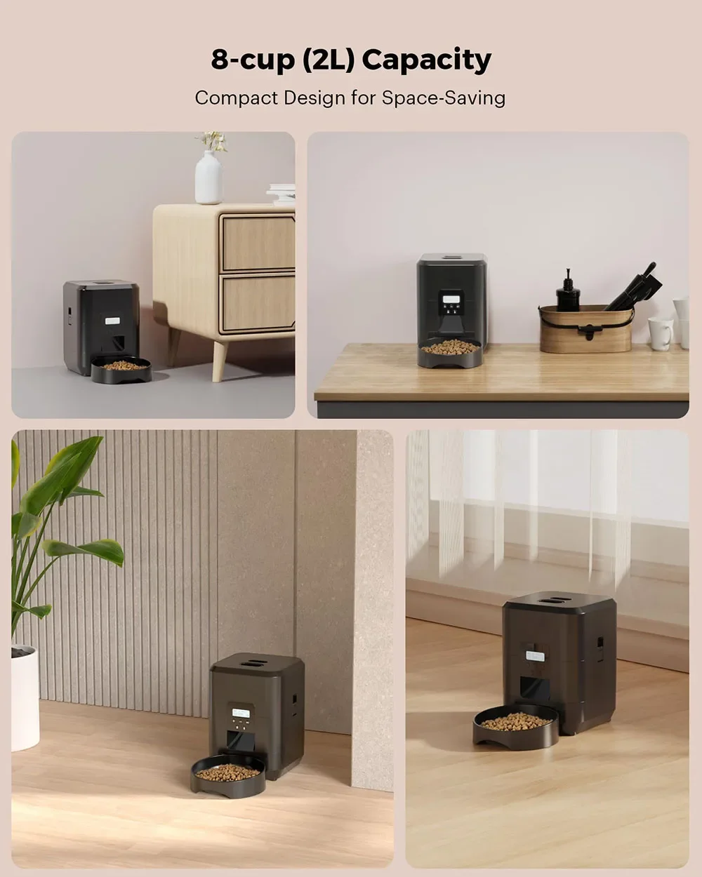 Smart Pet Feeder Automatic Cat Feeder Dog Slow Food Machine With Timed Quantitative Automatic Cat Food Dispenser Cat Dog Bowl Smart Pet Feeder Automatic Cat Feeder Dog Slow Food Machine With Timed Quantitative Automatic Cat Food Dispenser Cat Dog Bowl - Image 14