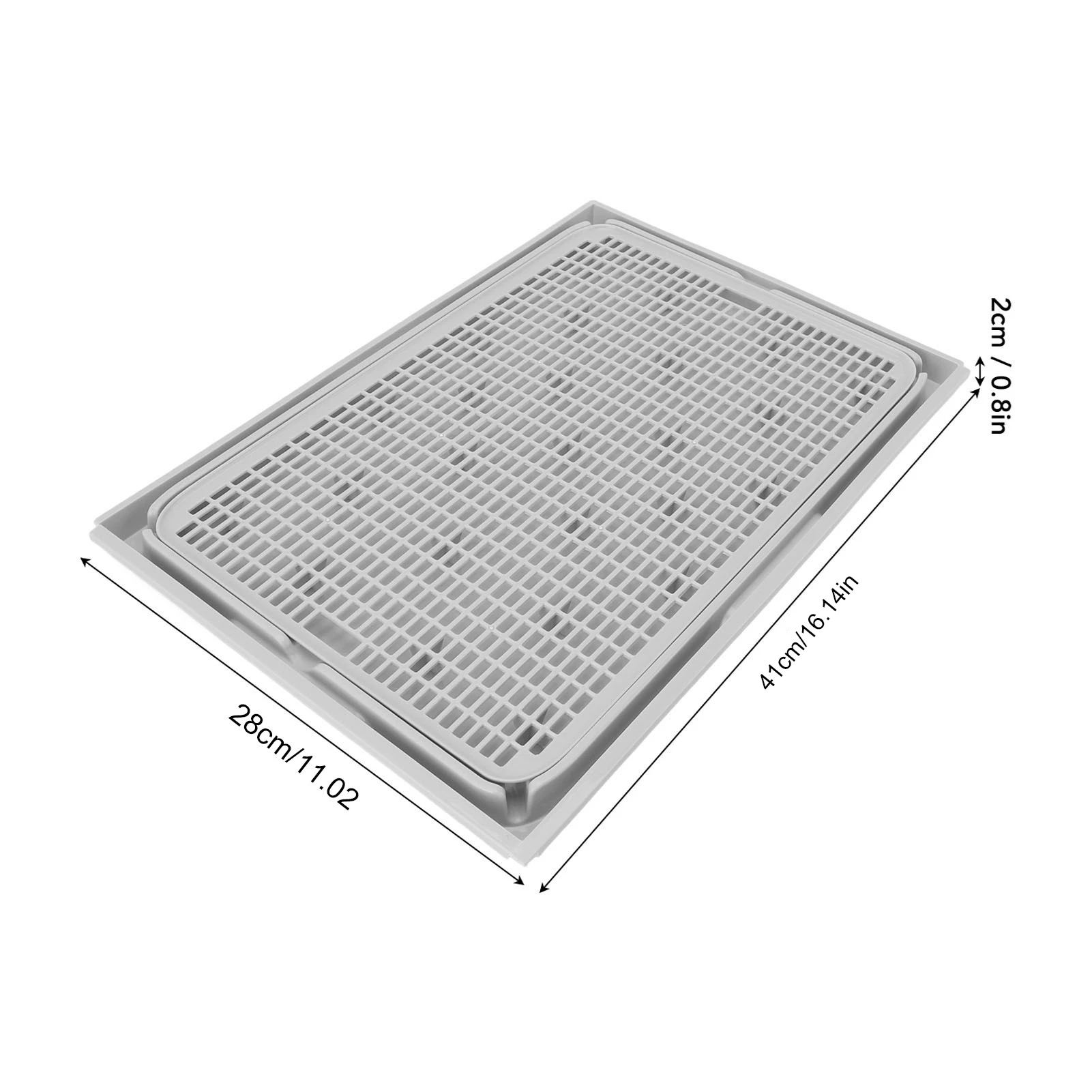 Kitty Litter Mat Cat Litter Mat Spacious Double Layer Washable Anti Slip Bottom Cat Litter Box Mat Cat Litter Catcher Mat Kitty Litter Mat Cat Litter Mat Spacious Double Layer Washable Anti Slip Bottom Cat Litter Box Mat Cat Litter Catcher Mat - Image 4