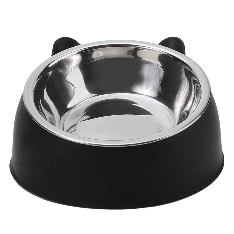 Edelstahl-Katzenfutternapf Mit Rutschfester Basis Niedliches Katzenohren-Design Erhöhter Futter- Und Wassernapf Für Hund Kätzchen Welpen Sicher Langlebig Edelstahl-Katzenfutternapf Mit Rutschfester Basis Niedliches Katzenohren-Design Erhöhter Futter- Und Wassernapf Für Hund Kätzchen Welpen Sicher Langlebig - Image 9