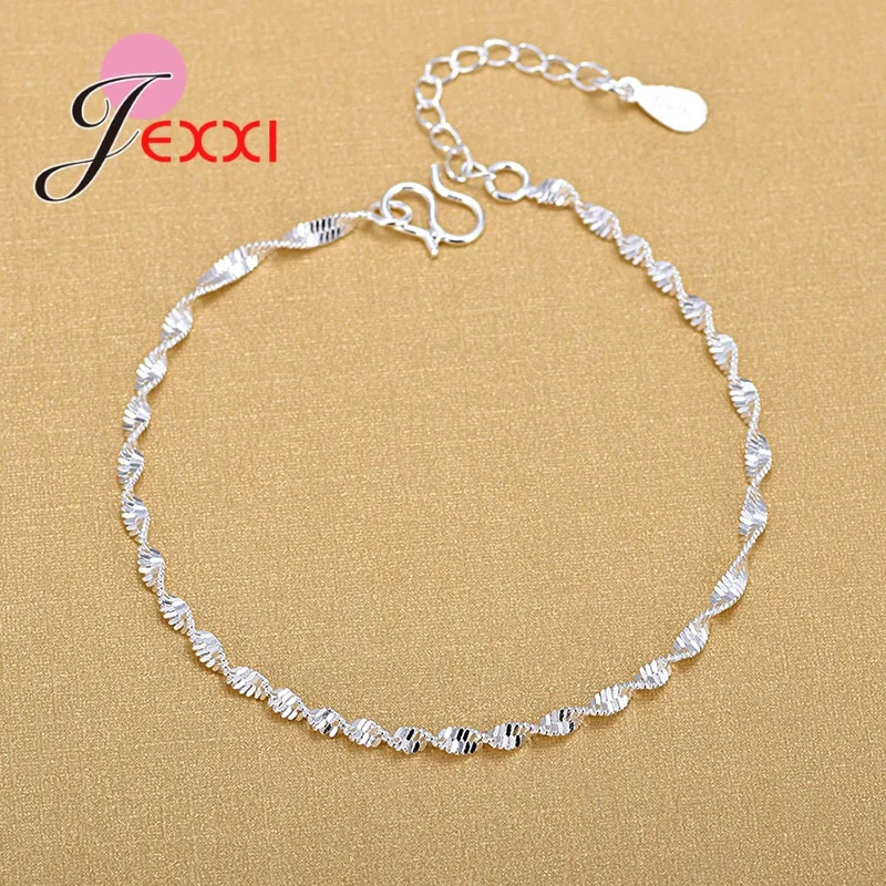 Neuankömmling, Trendiges Fußkettchen Aus 925Er-Sterlingsilber Am Bein Für Frauen Und Mädchen, Strand-Fußkettchen, Fußkette Für Hochzeitsschmuck Neuankömmling, Trendiges Fußkettchen Aus 925Er-Sterlingsilber Am Bein Für Frauen Und Mädchen, Strand-Fußkettchen, Fußkette Für Hochzeitsschmuck - Image 5