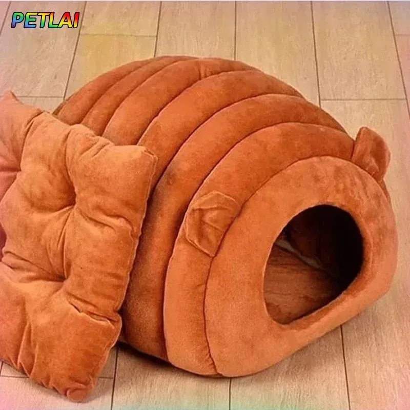Katzenbett-Matte Für Winter Und Herbst, Gemütliches Schlafhaus Mit Warmem, Sicherem, Atmungsaktivem Großraum-Nest, Weiches Kissen Für Haustierkatzen Katzenbett-Matte Für Winter Und Herbst, Gemütliches Schlafhaus Mit Warmem, Sicherem, Atmungsaktivem Großraum-Nest, Weiches Kissen Für Haustierkatzen - Image 4
