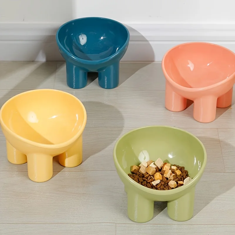 Elevated Cat Bowl With Stand - Durable Plastic Pet Food &Amp; Water Dish, Sleek Modern Neck-Friendly Feeding For Cats &Amp; Dogs Elevated Cat Bowl With Stand - Durable Plastic Pet Food &Amp; Water Dish, Sleek Modern Neck-Friendly Feeding For Cats &Amp; Dogs - Image 13