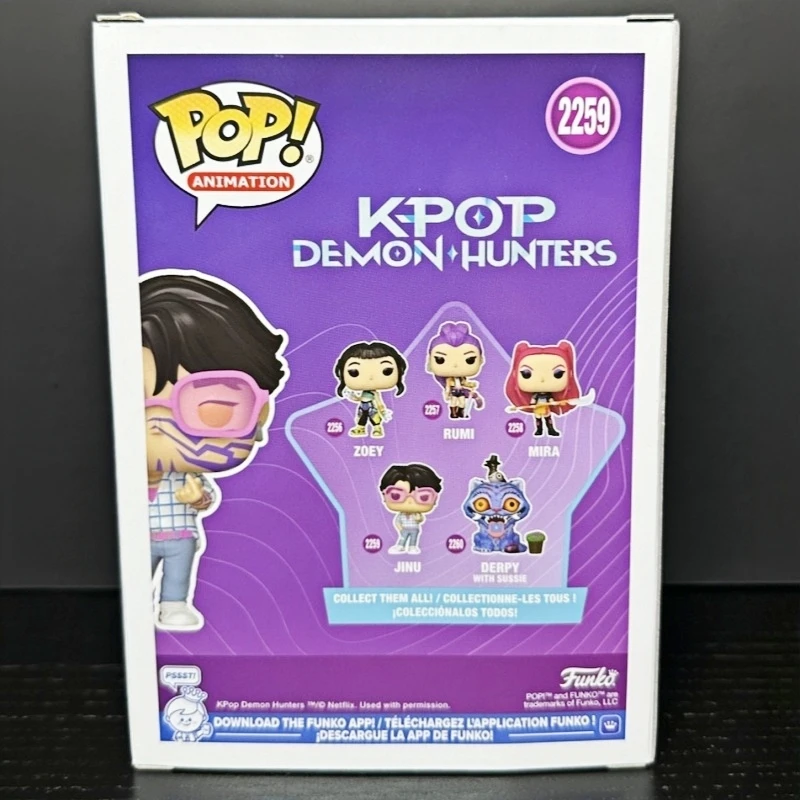 Funko Pop! Huntr/X K-Pop Dämonenjäger Jinu Mit Muster-Design Chase # 2259 Vinyl-Figur Anime Sammlerstück Modell Desktop-Ornament Geschenk Funko Pop! Huntr/X K-Pop Dämonenjäger Jinu Mit Muster-Design Chase # 2259 Vinyl-Figur Anime Sammlerstück Modell Desktop-Ornament Geschenk - Image 3