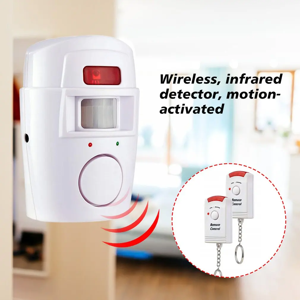 Kabelloser Bewegungsmelder Mit Alarm, Fernbedienung &Amp; Sicherheitssensor – Alarmsystem Für Innenbereich, Außenbereich, Haus &Amp; Garage Kabelloser Bewegungsmelder Mit Alarm, Fernbedienung &Amp; Sicherheitssensor – Alarmsystem Für Innenbereich, Außenbereich, Haus &Amp; Garage - Image 3