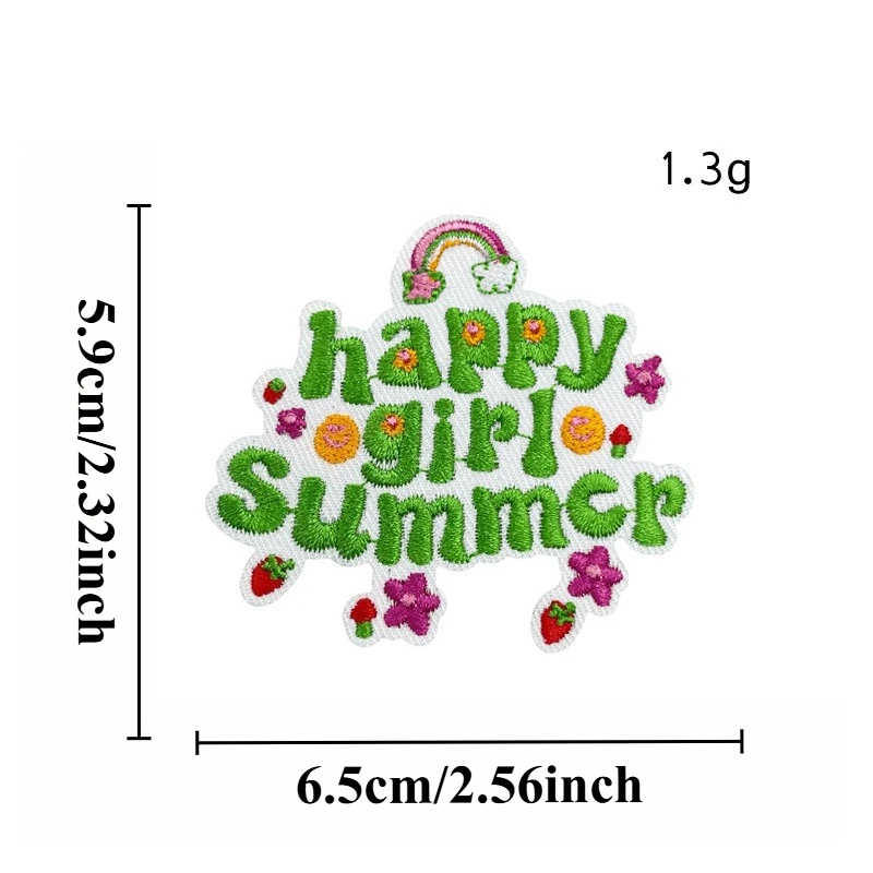 Sommer Hot Hawaii Strand Blume Sonne Bus Eisen-Auf Nähen Stickerei Abzeichen Patches Diy T-Shirt Hut Rucksack Kleidung Applikationen Aufkleber Sommer Hot Hawaii Strand Blume Sonne Bus Eisen-Auf Nähen Stickerei Abzeichen Patches Diy T-Shirt Hut Rucksack Kleidung Applikationen Aufkleber - Image 8