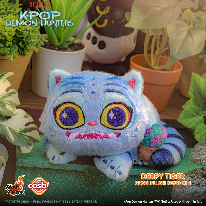 Hot Toys K-Pop Demon Hunters Derpy Tiger Cosbi Plüsch-Schlüsselanhänger Kollektion Blind Box Sussie Rucksackanhänger Mysteriöse Geschenke Hot Toys K-Pop Demon Hunters Derpy Tiger Cosbi Plüsch-Schlüsselanhänger Kollektion Blind Box Sussie Rucksackanhänger Mysteriöse Geschenke - Image 4