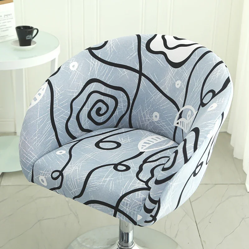 Semi-Circular Chair Cover Elastic Dining Chairs Slipcovers Accent Curved Chairs Dustproof Covers Armchair Seat Case Home Decor Semi-Circular Chair Cover Elastic Dining Chairs Slipcovers Accent Curved Chairs Dustproof Covers Armchair Seat Case Home Decor - Image 15