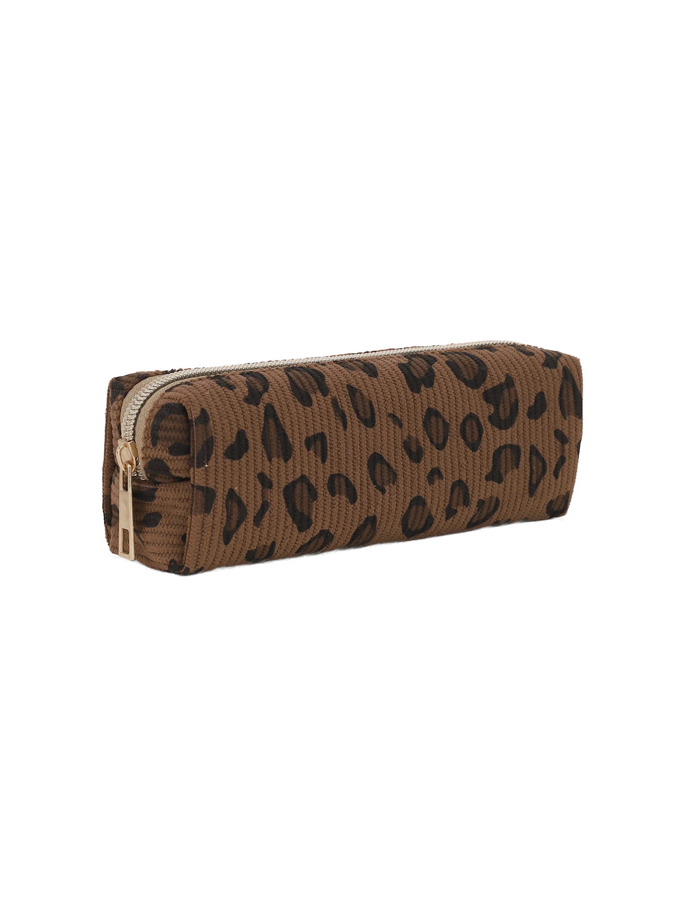 1 Stück Federmäppchen Aus Cord Mit Leopardenmuster, Nylon-Reißverschluss, Schreibwaren-Organizer, Make-Up-Reisetasche, Geschenk Für Teenager-Mädchen Zum Schulanfang 1 Stück Federmäppchen Aus Cord Mit Leopardenmuster, Nylon-Reißverschluss, Schreibwaren-Organizer, Make-Up-Reisetasche, Geschenk Für Teenager-Mädchen Zum Schulanfang - Image 7
