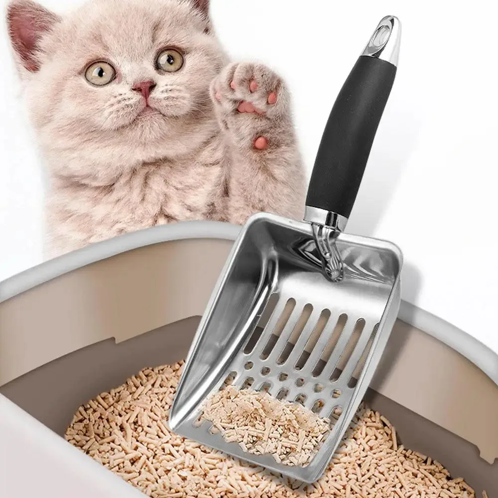 Katzenstreuschaufel Mit Langem Griff Für Einfache Reinigung Katzenstreuschaufel Mit Langem Griff Für Einfache Reinigung - Image 11